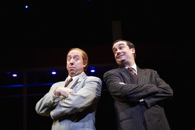 Actors Lynn Robert Berg (left, as Mr. Frank Ford) and Ian Gould (right, as Mr. George Photo