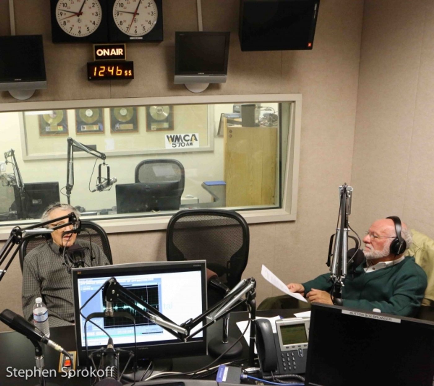 Photo Coverage: Sheldon Harnick Visits BACKSTAGE WITH PETER LEDONNE Photo Coverage: Sheldon Harnick Visits BACKSTAGE WITH PETER LEDONNE Image