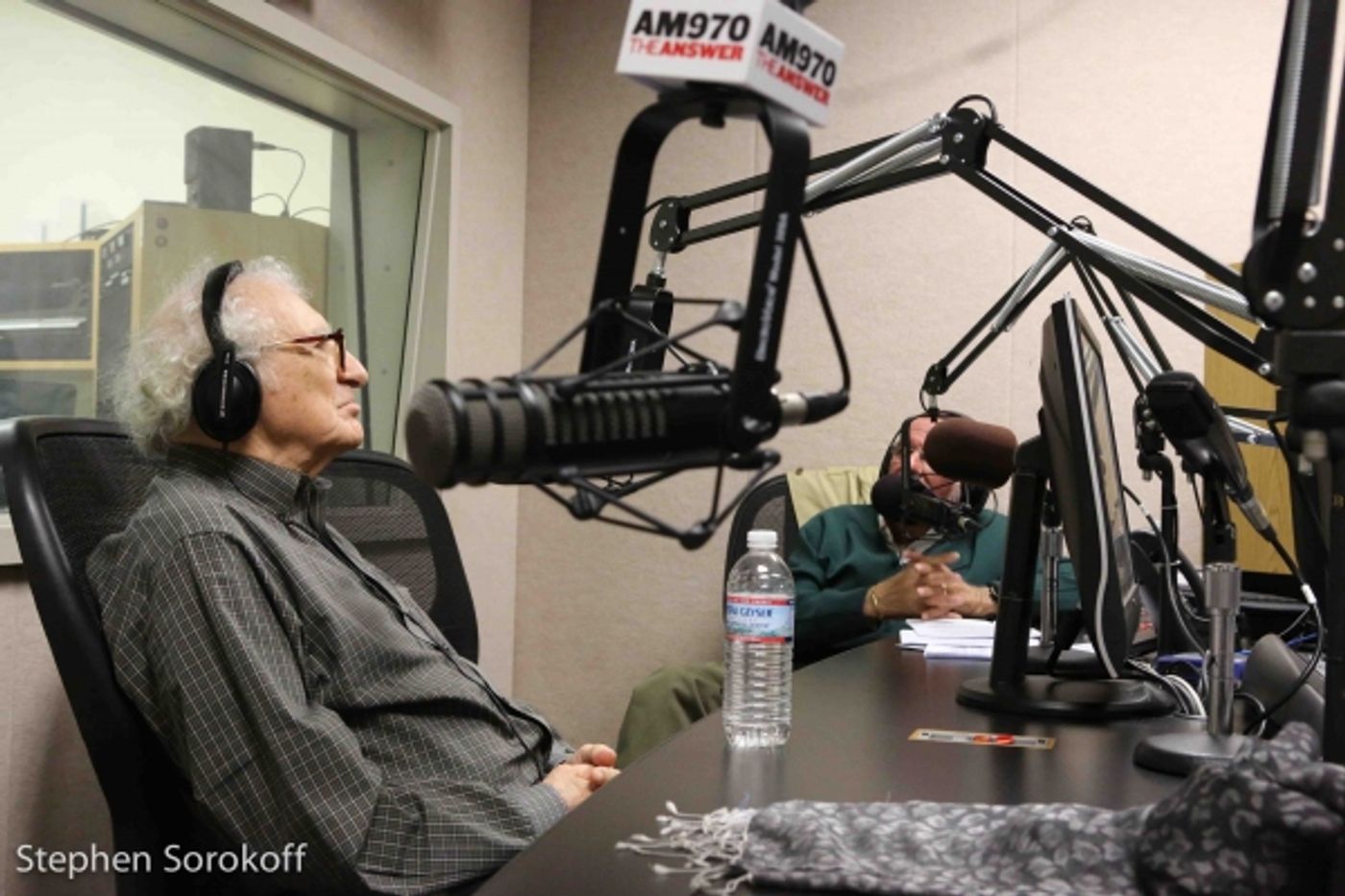 Photo Coverage: Sheldon Harnick Visits BACKSTAGE WITH PETER LEDONNE Photo Coverage: Sheldon Harnick Visits BACKSTAGE WITH PETER LEDONNE Image