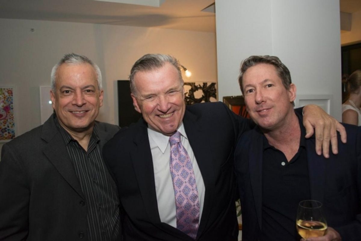 Gary Belis, David Mixner, Tim Ranney at 