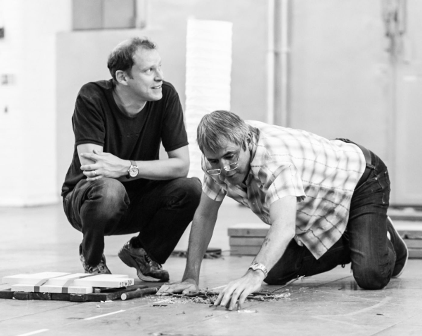 Photo Flash: In Rehearsal with Adrian Edmonson and More for NEVILLE'S ISLAND at the Duke of York's Theatre  Image