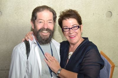 Jonathan Hadary (Tevye) and director Molly Smith  Photo