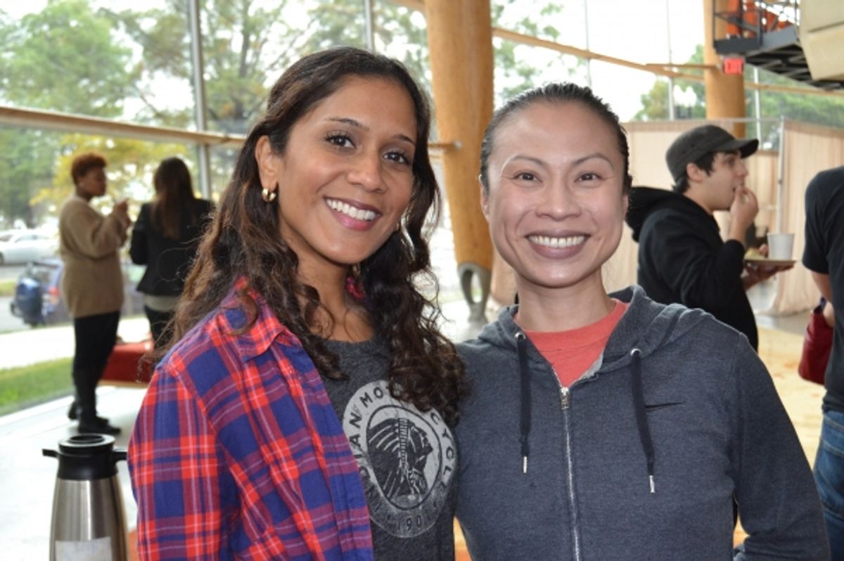 Cast members Lynette Rathnam and Tuyet Pham  at 