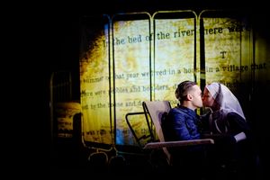 Jude Monk McGowan as Frederic Henry and Laura Atherton as Catherine Barkley @ BroadwayWorld Jude Monk McGowan as Frederic Henry and Laura Atherton as Catherine Barkley Photo