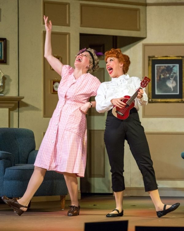 Lori Hammel (Ethel Mertz) and Thea Brooks (Lucy Ricardo) Photo