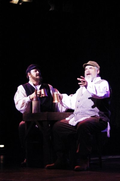 Mark Goetzinger as Lazar Wolf and Douglas E. Stark as Tevye Photo
