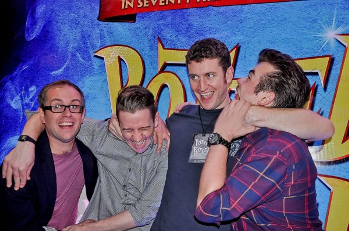 Jeffrey Turner, Benjamin Stratton, Daniel Clarkson, James Percy at 