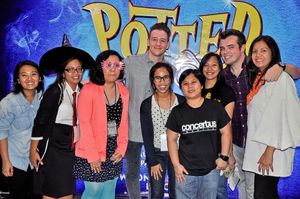 Benjamin Stratton, James Percy, Anna Yulo, Bambi Verzo, Concertus Manila staff Photo