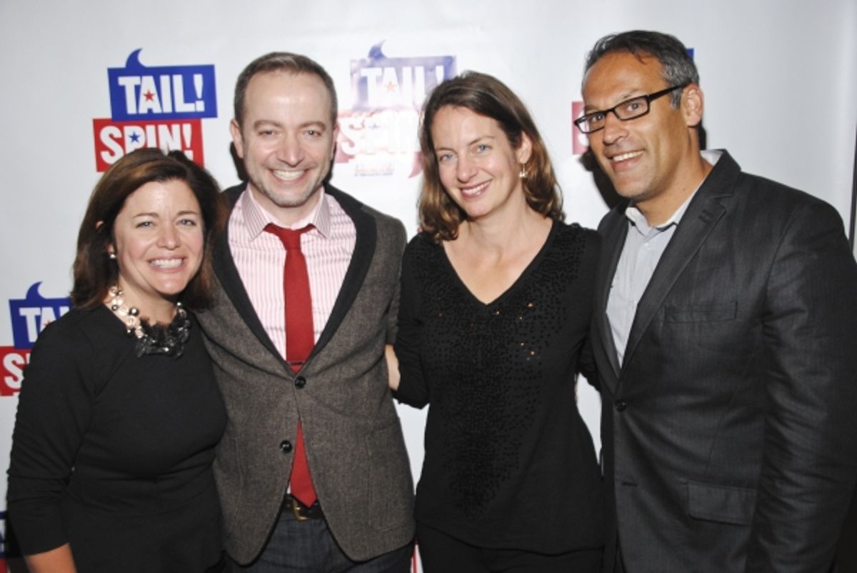 NBC4 President Jackie Bradford, Playwright Mario Correa, Rachel Landau and Matt Glassman at 