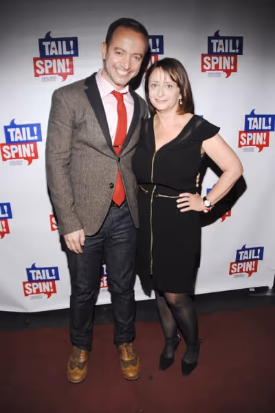 Playwright Mario Correa and Rachel Dratch Photo