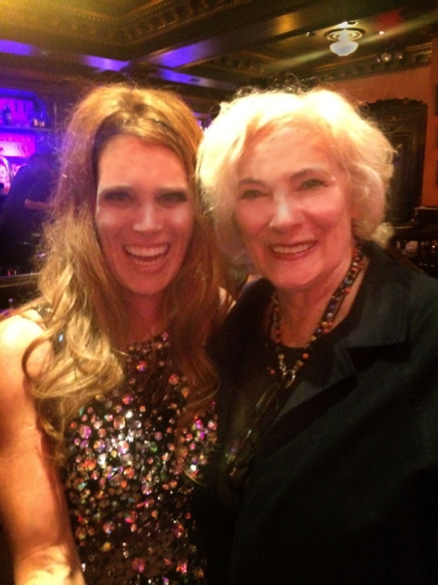 Photo Flash: Betty Buckley Visits Isabel Rose at 54 Below  Image