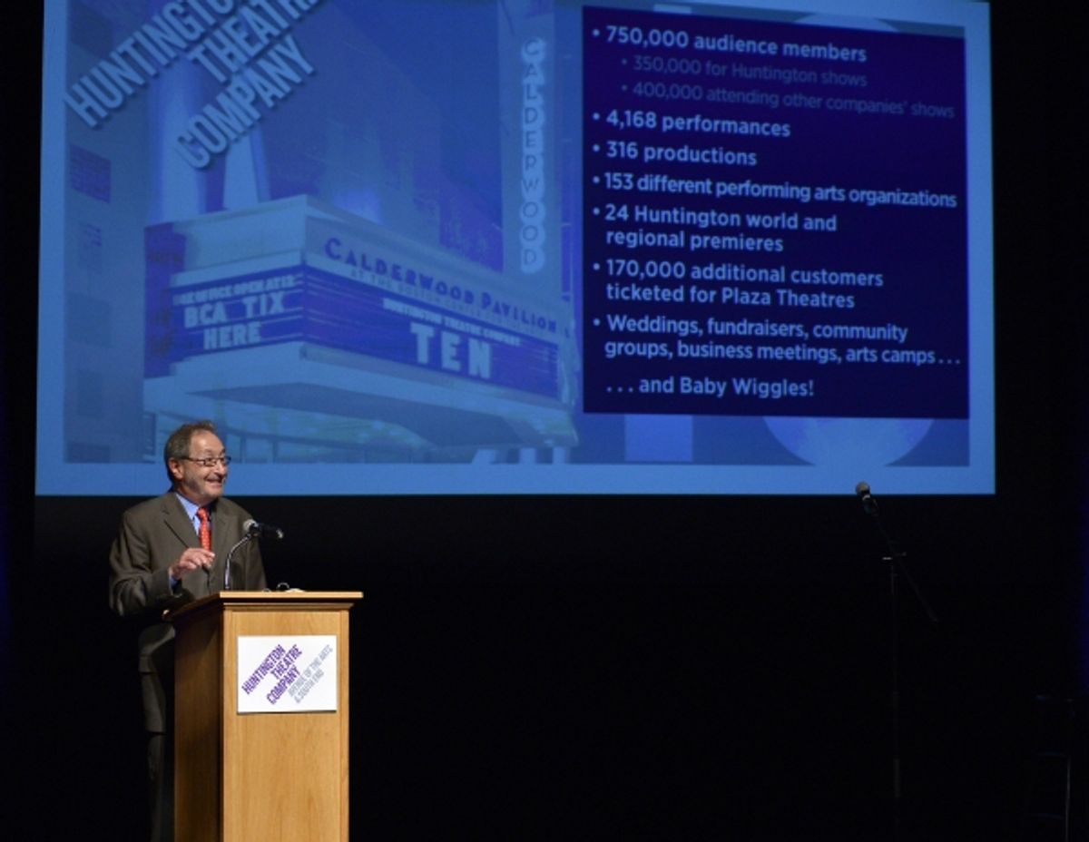 Huntington Theatre Company Managing Director Michael Maso at 