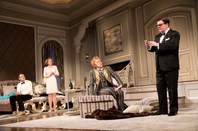 Micah Stock, Megan Mullally, Rupert Grint and Nathan Lane Photo