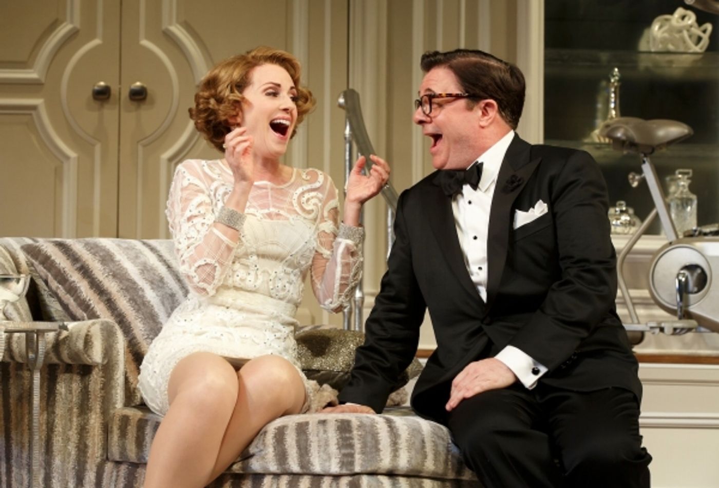 Photo Flash: First Look at IT'S ONLY A PLAY on Broadway with Broderick, Lane, Channing, Mullally & More! Image