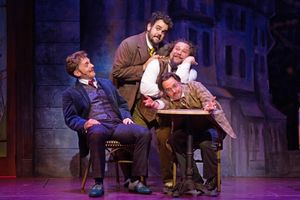 Jason Danieley (Aristide Forestier), Greg Hildreth (Boris Adzinidzinadze), Justin Rob Photo