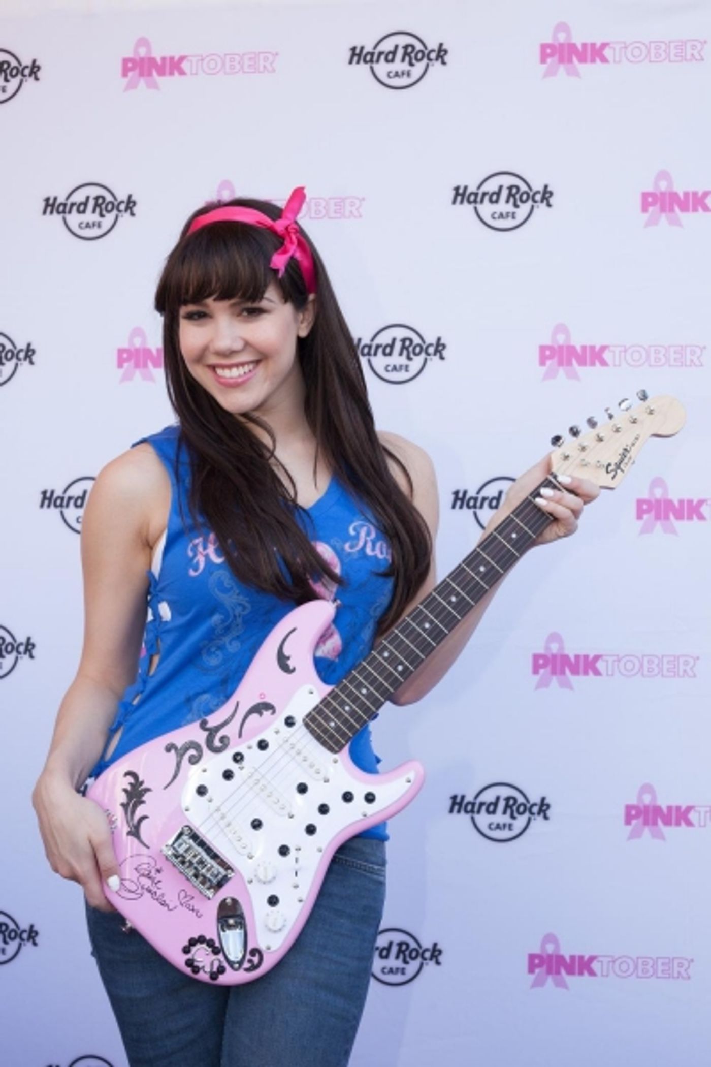Photo Flash: Claire Sinclair Helps Hard Rock Cafe Las Vegas Kick Off PINKTOBER  Image