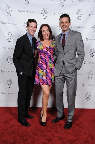 Cast members A.J. Shively, Carmen Cusack, and Wayne Alan Wilcox Photo
