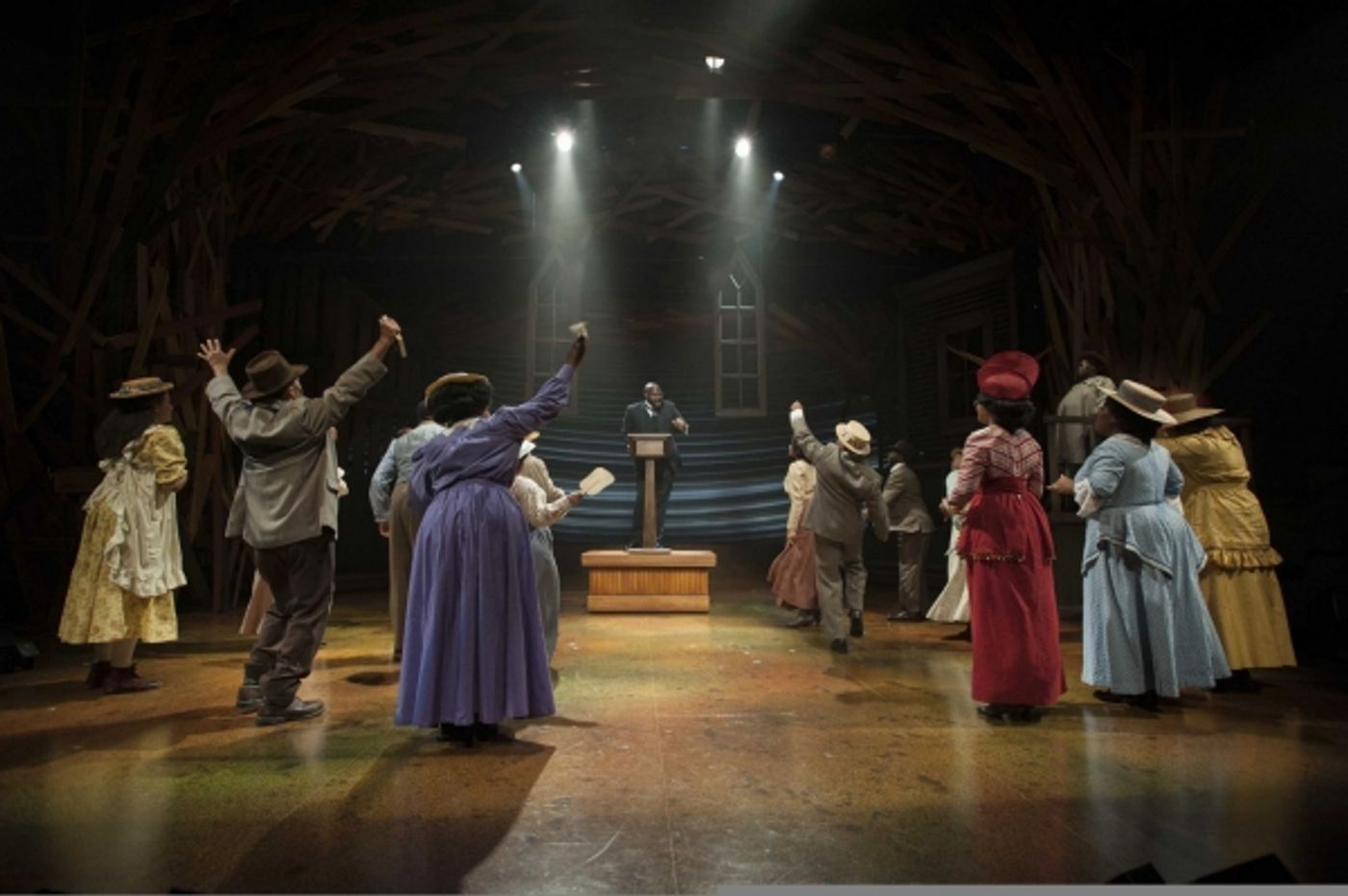 Photo Flash: First Look at Allyson Kaye Daniel, Zonya Love, Nathaniel Stampley and More in Milwaukee Rep's THE COLOR PURPLE  Image