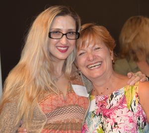 Katherine Elliot (LPTW Member), Frances McGarry (Actress/Networking Committee Member/ Photo