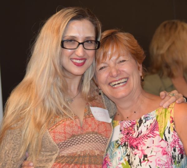 Katherine Elliot (LPTW Member), Frances McGarry (Actress/Networking Committee Member/ Photo