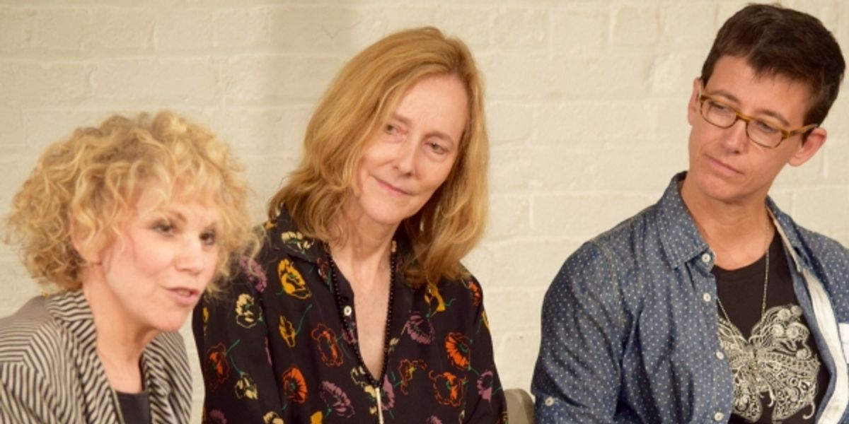 Carrie Robbins (Costume Designer/LPTW Member), Jo Bonney (Theatre Director), Rachel Hauck (Set Designer) at 