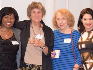 Richarda Abrams (Actress/Board Member/Networking Committee Co-Chair), Maxine Kern (Dramatist/LPTW Co-President), Pamela Hunt (Director/LPTW Co-President), Romy Nordlinger (Actress/Board Member/Networking Committee Co-Chair) @ BroadwayWorld Richarda Abrams (Actress/Board Member/Networking Committee Co-Chair), Maxine Kern (Dr Photo