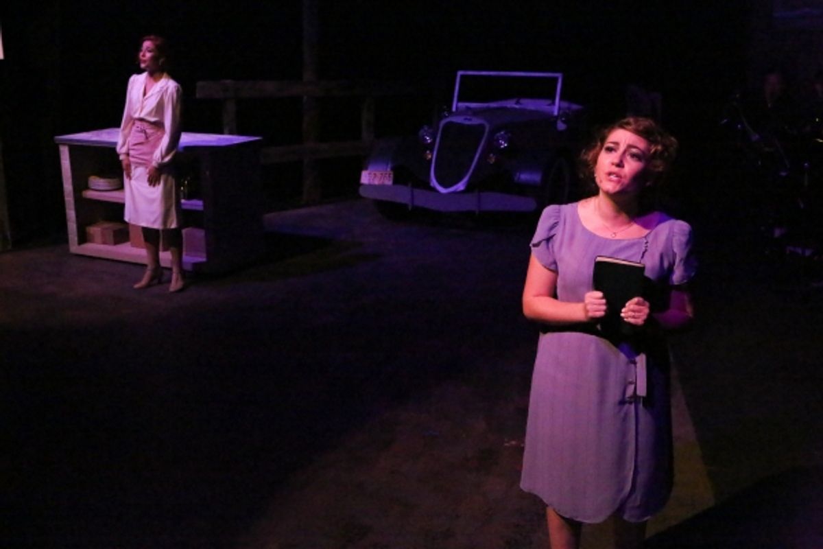 Larissa White as Bonnie and Sarah Porter as Blanche, singing ''You Love Who You Love'' at 