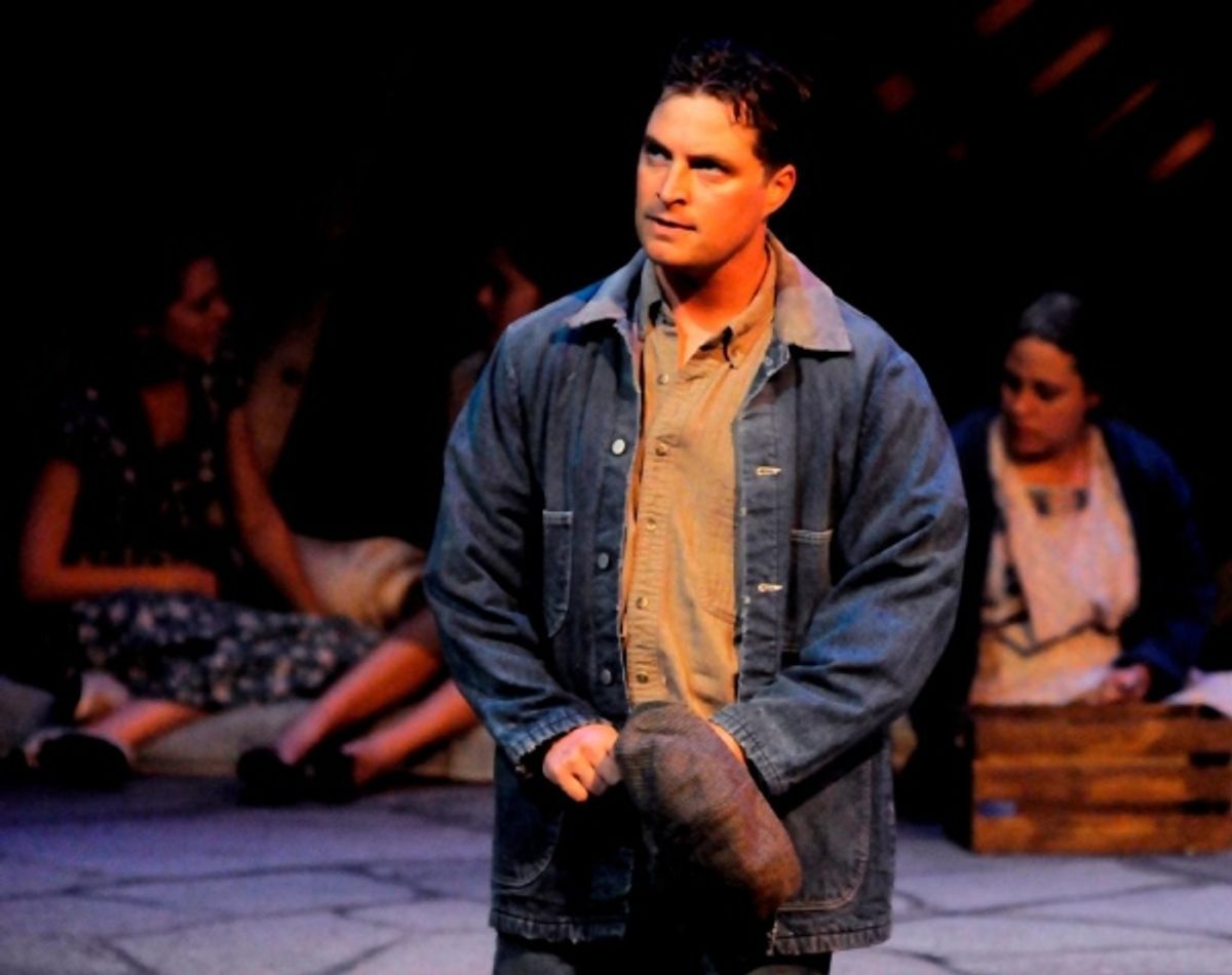 Kirk Blackinton as Tom Joad at 