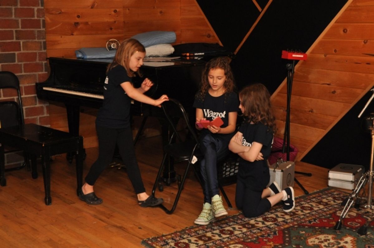 Brooklyn Shuck, Fina Strazza and Tori Feinstein at 