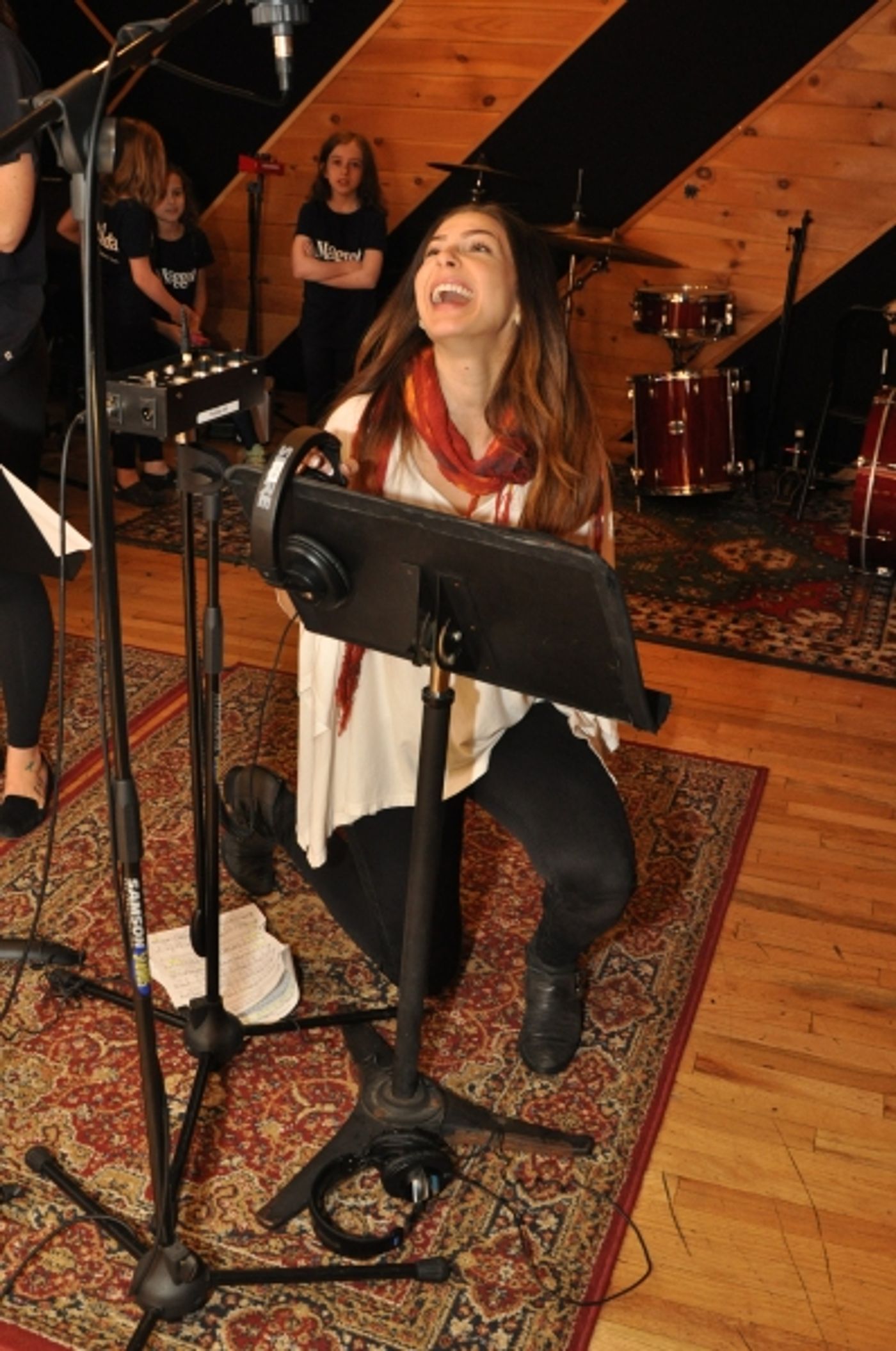 Exclusive Photo Coverage: MATILDA Cast Gets Christmassy for Carols For A Cure! Image