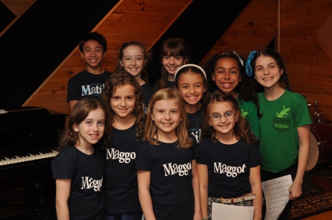 Exclusive Photo Coverage: MATILDA Cast Gets Christmassy for Carols For A Cure! Image