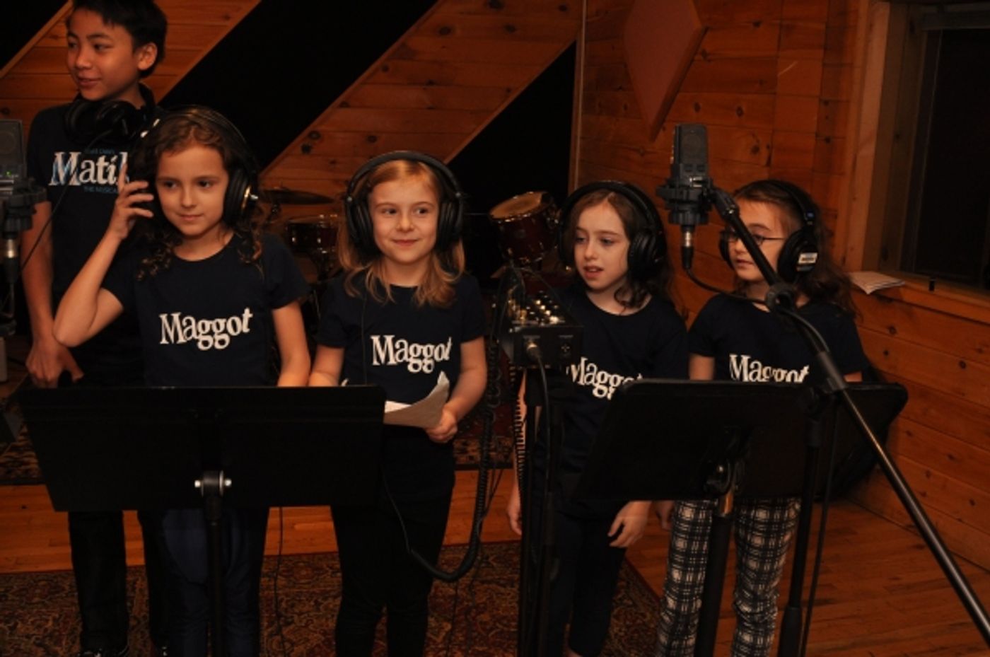Exclusive Photo Coverage: MATILDA Cast Gets Christmassy for Carols For A Cure! Image