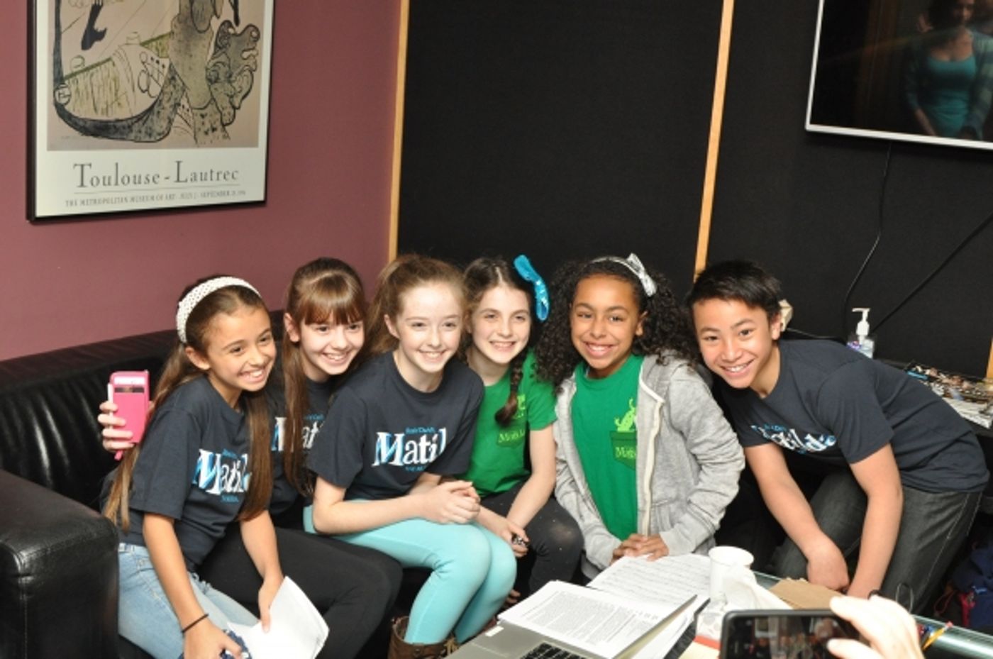 Exclusive Photo Coverage: MATILDA Cast Gets Christmassy for Carols For A Cure! Image