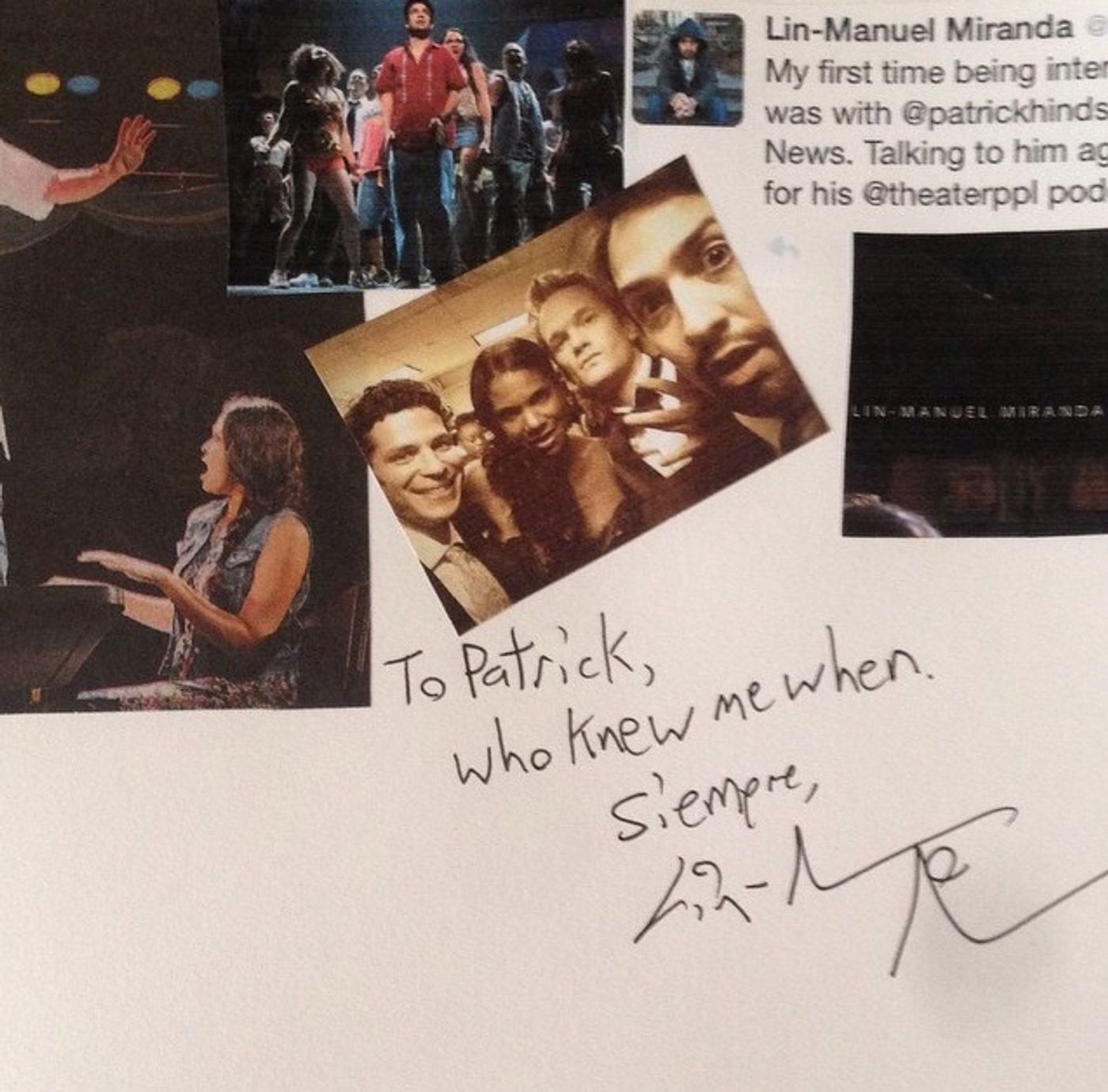 BWW Exclusive: Patrick Hinds Gets a Follow Up with Lin-Manuel Miranda 11 Years Later  Image