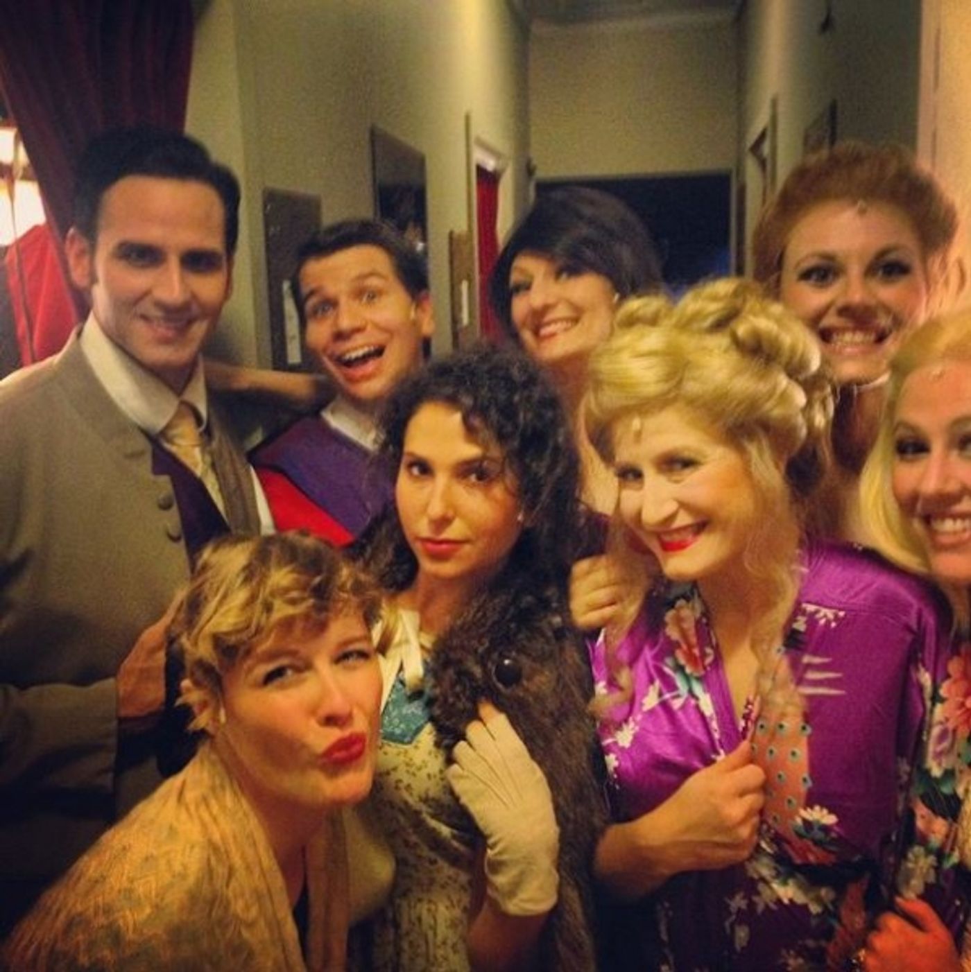 Photo Flash: Saturday Intermission Pics October 4 - Part 2 - ALADDIN Cast Cuddles with Teddy Bears, and More  Image