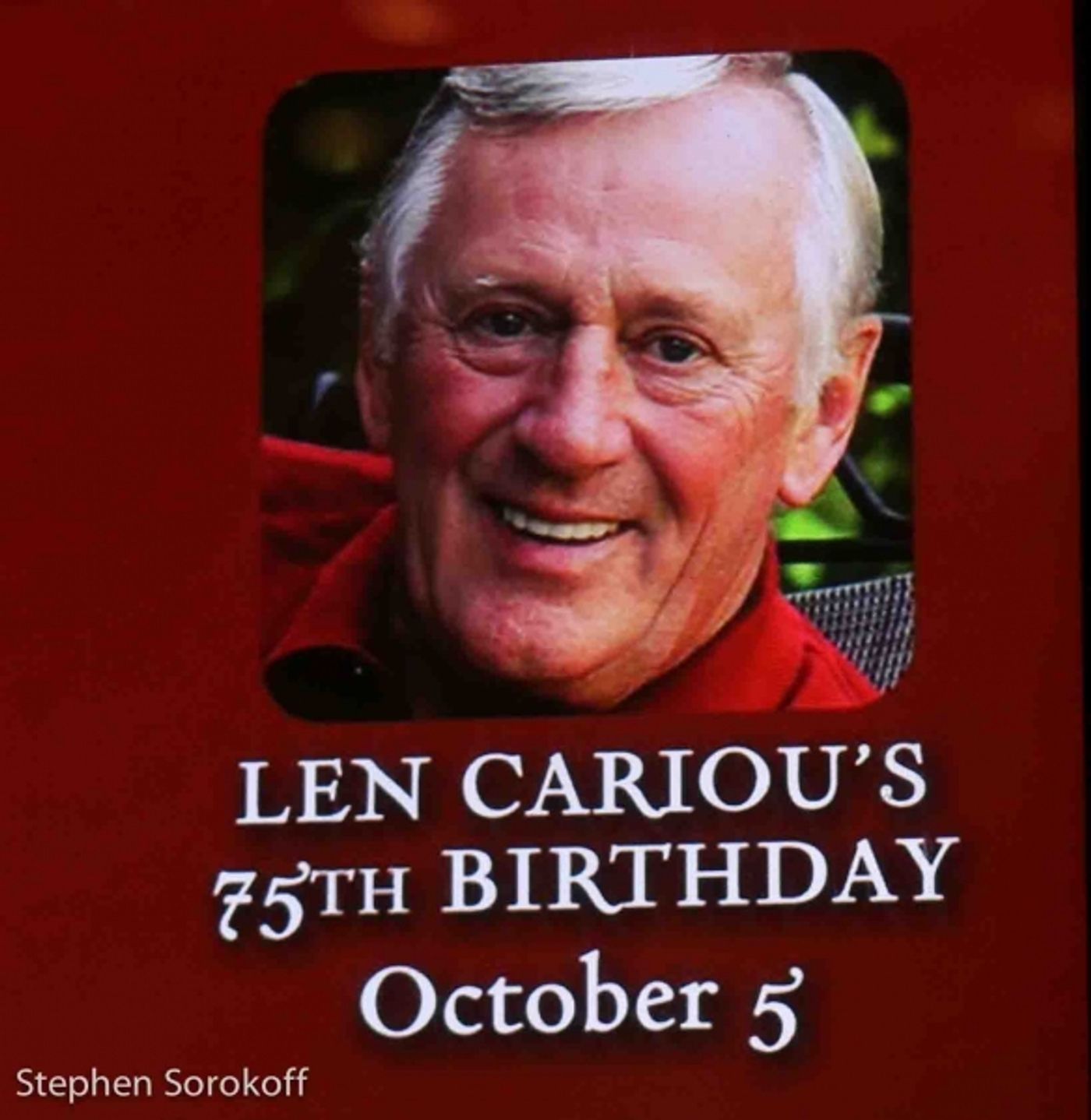 Photo Coverage: Nathan Lane, Betty Buckley & More Celebrate Len Cariou at 54 Below  Image