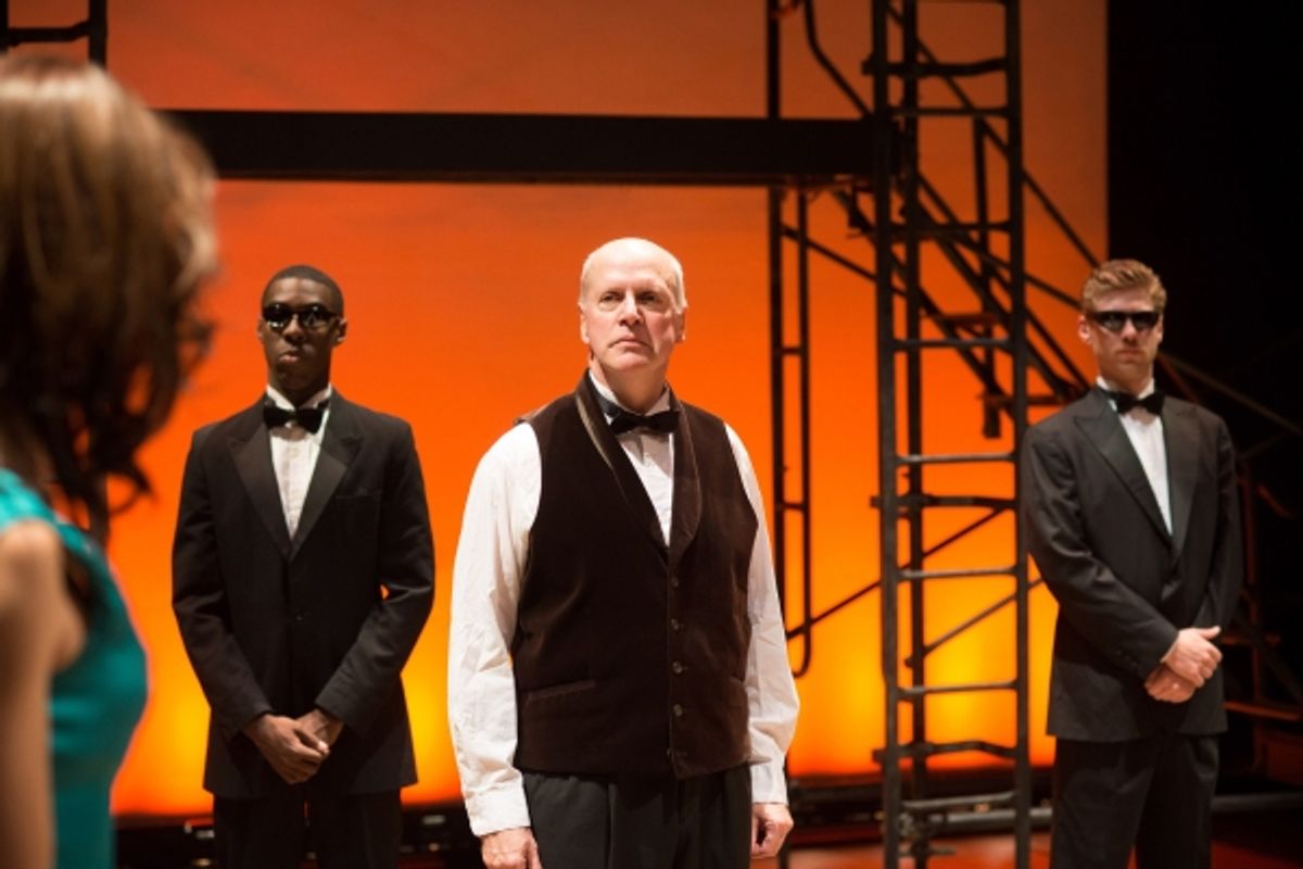 Alexander Harvey (as Rosalind), Ashton Carter, Paul Hebron (as Duke Fredrick), Lee Crotopassi at 