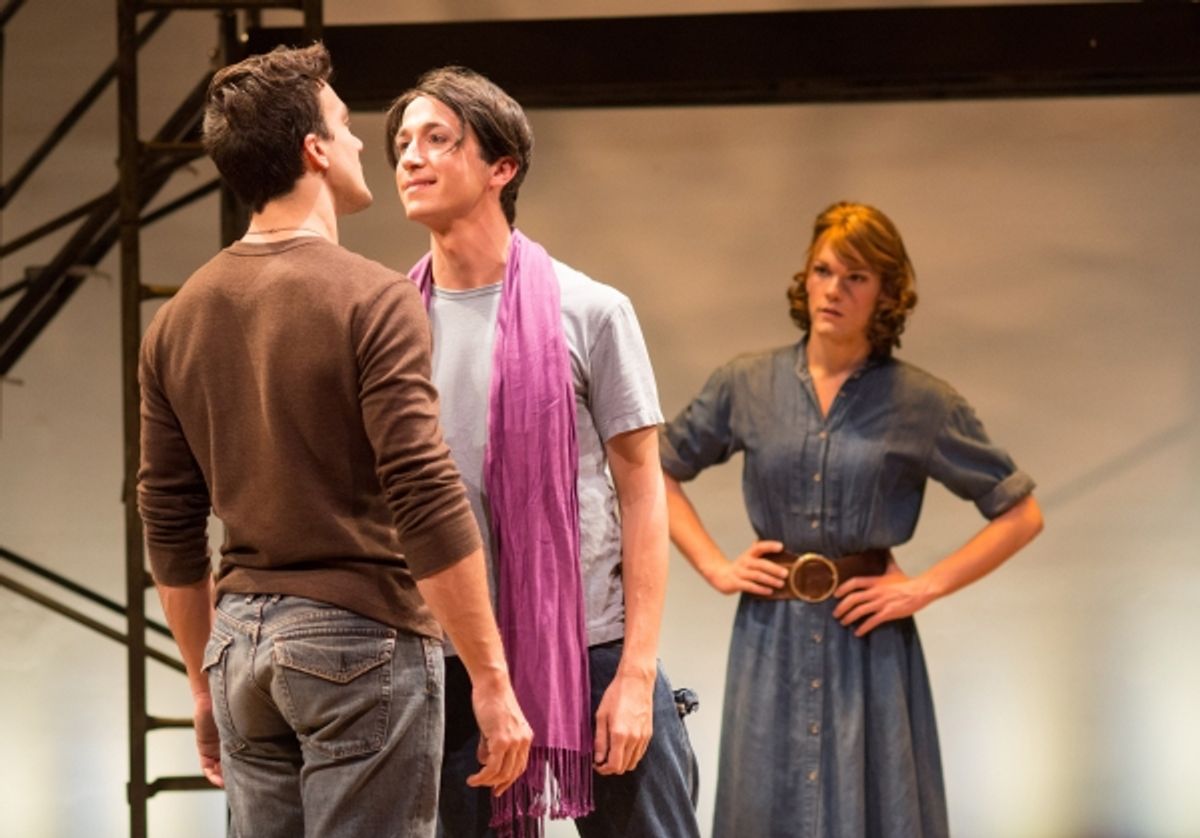 Alan Brincks (as Orlando), Alexander Harvey (as Rosalind), Andrew Betz (as Celia) at 