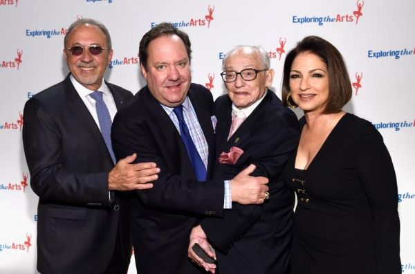 Emilio Estefan, James L. Nederlander, James M. Nederlander and singer Gloria Estefan  Photo