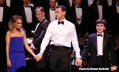 Kristin Chenoweth, Joe Fram, Andrew Lippa and Noah Marlowe with The All-Star Broadway Photo