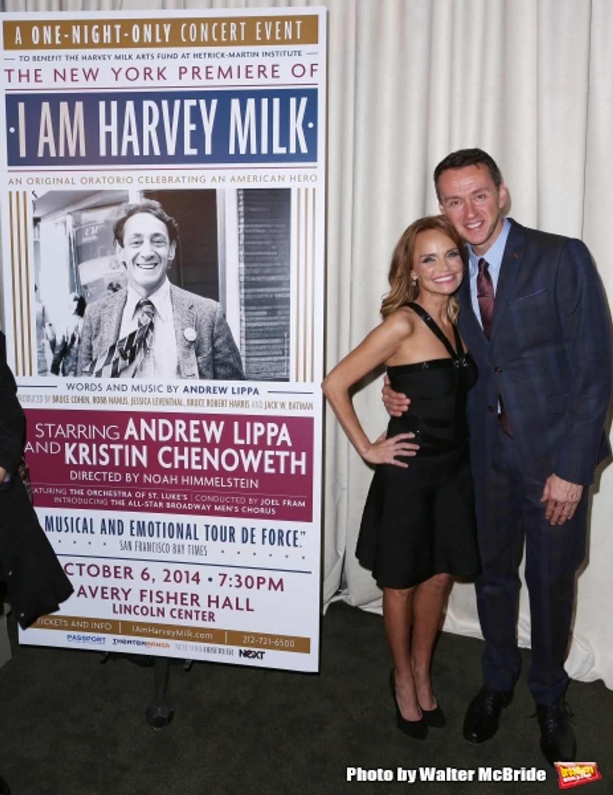 Kristin Chenoweth and Andrew Lippa  at 