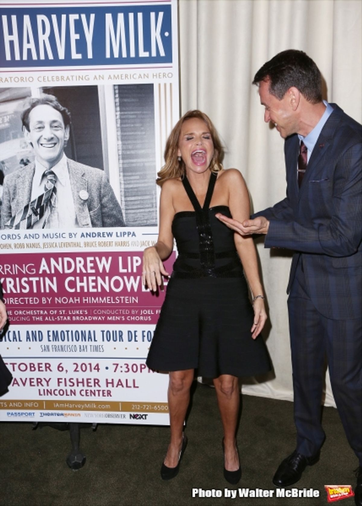 Kristin Chenoweth and Andrew Lippa  at 