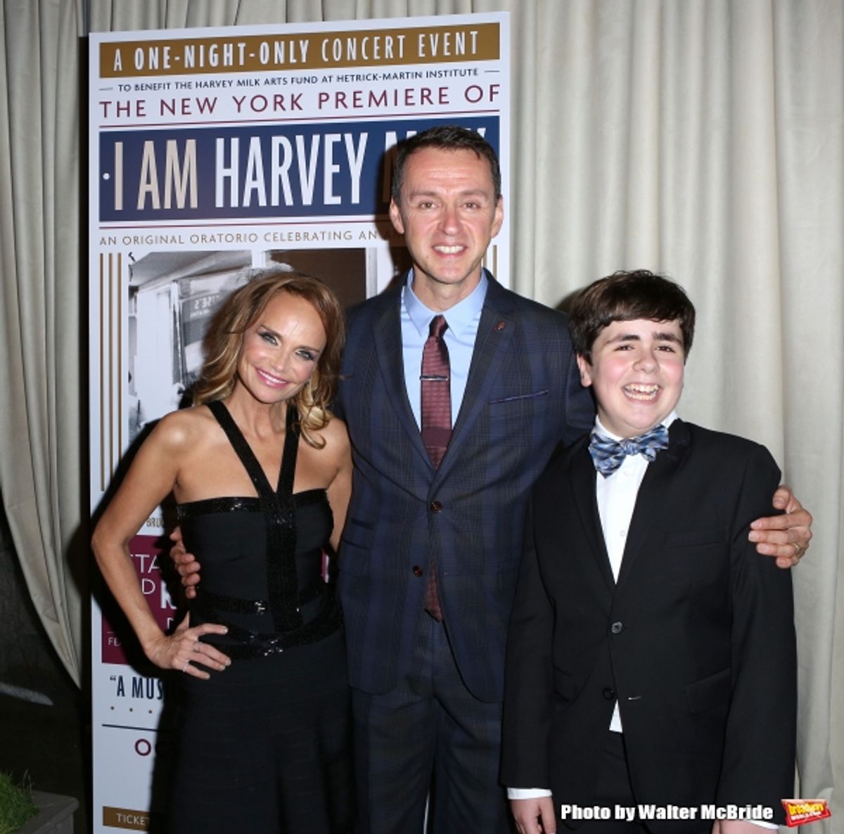 Kristin Chenoweth, Andrew Lippa and Noah Marlowe  at 