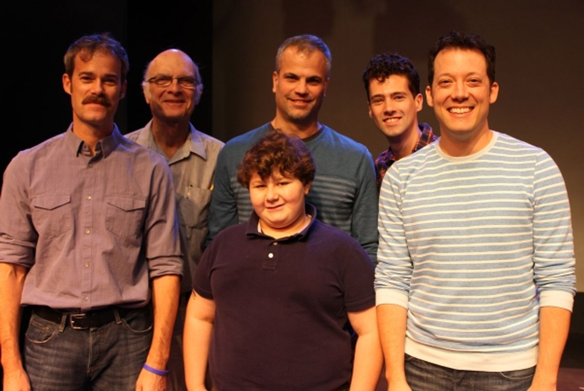 James Ludwig, Walter Charles, Tom Lucca, Jeremy Shinder, Liam Forde and John Tartaglia at 