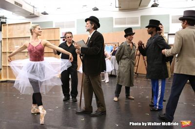 Michael McCormick and Boyd Gaines with cast   Photo