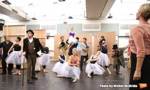 Boyd Gaines and Tiler Peck with the cast   Photo