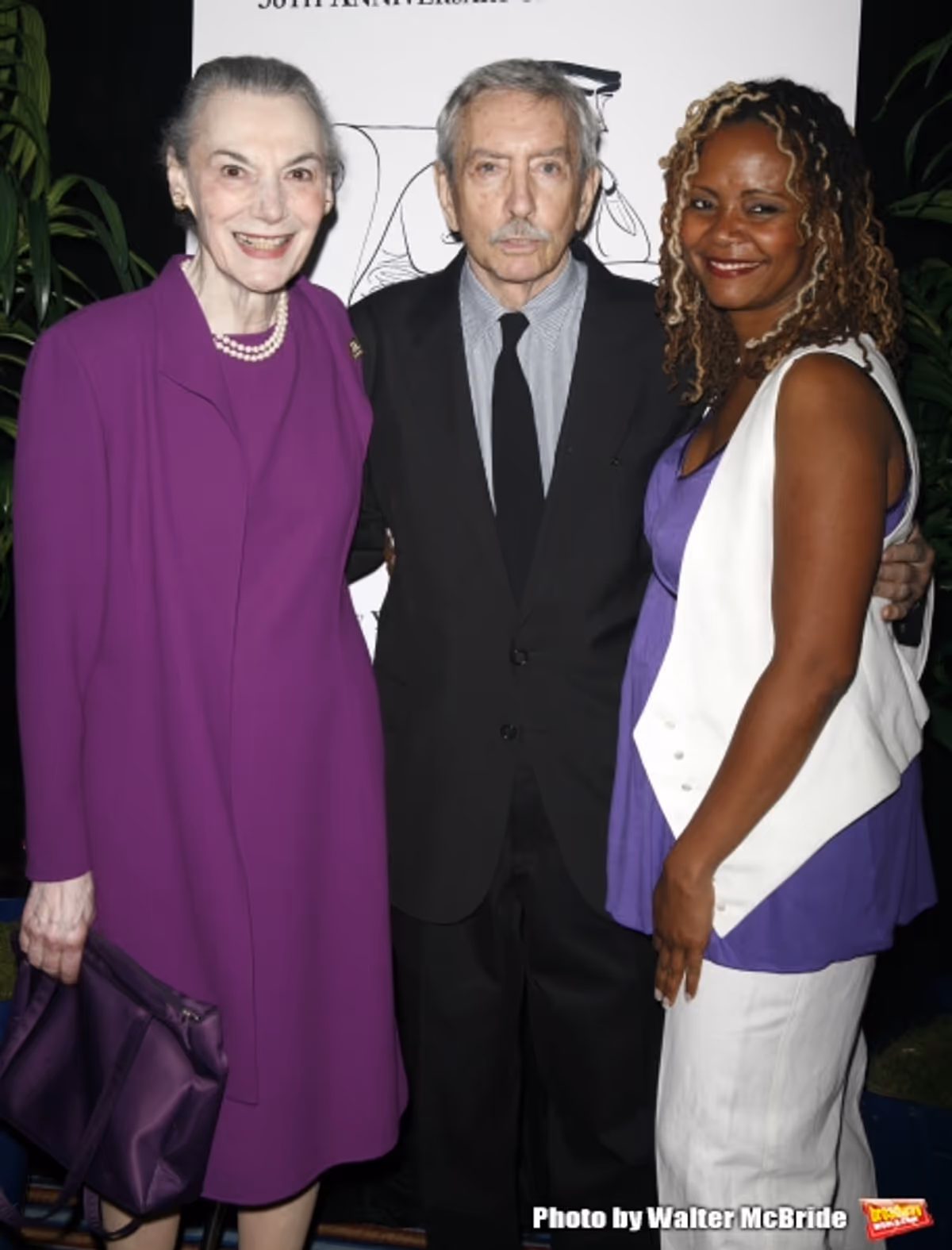 Marian Seldes & Edward Albee & Tonya Pinkins.attending the New Dramatists 58th Annual Spring Luncheon to honor Edward Albee at the Mariott Marquee Hotel in New York City..May 17th, 2007 at 