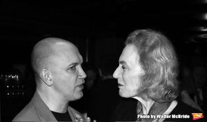 CHARLES BUSCH and MARIAN SELDES Attending the Lucille Lortel Nominees Cocktail Party  Photo