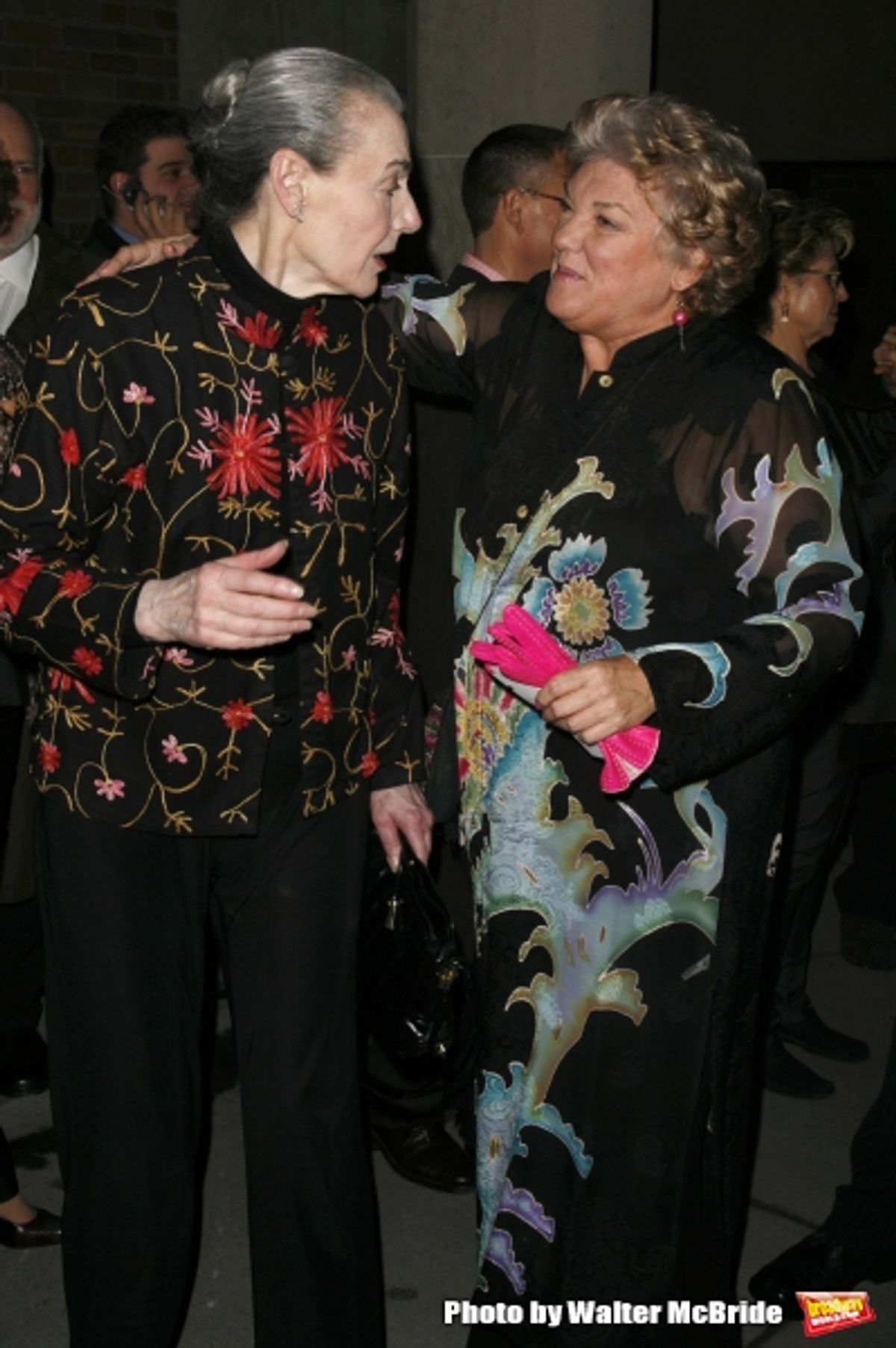 Marian Seldes & Tyne Daly attending the Opening Night performance for the New Broadway Musical CURTAINS at the Hirschfeld Theatre in New York City. March 22, 2007  at 