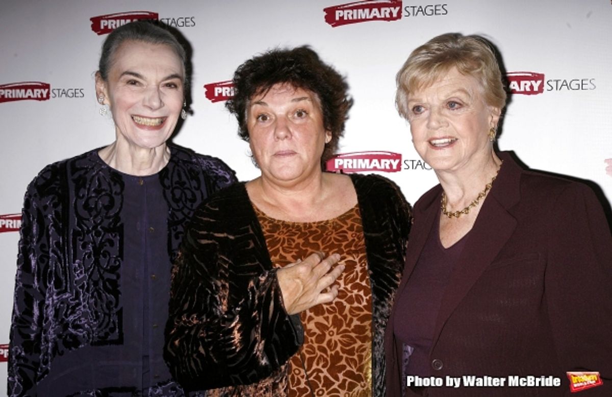 Marian Seldes, Tyne Daly and Angela Lansbury attending the Primary Stages 22nd Anniversary Gala Benefit honoring Julie Harris at Tavern On The Green Restaurant in New York City. November 6, 2006 at 